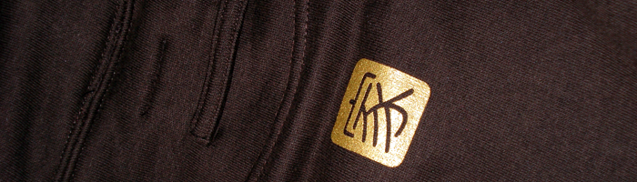 uchi gold printed hoodies