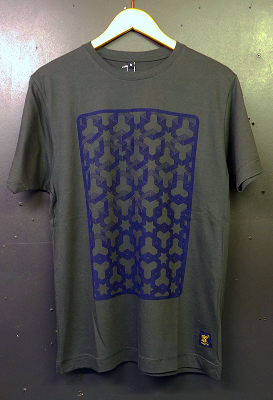 uchi's Hexagon Space Dark grey T shirt