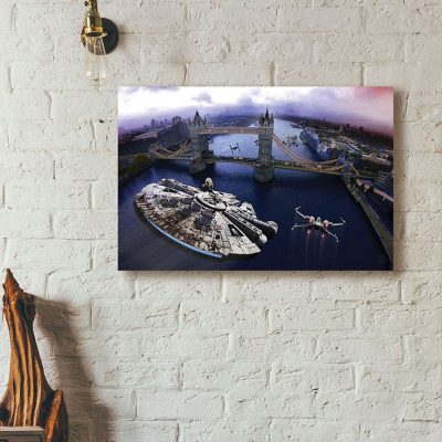 Star Wars - Tower Bridge by Number Nine - art print