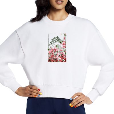 women's cropped sweatshirt