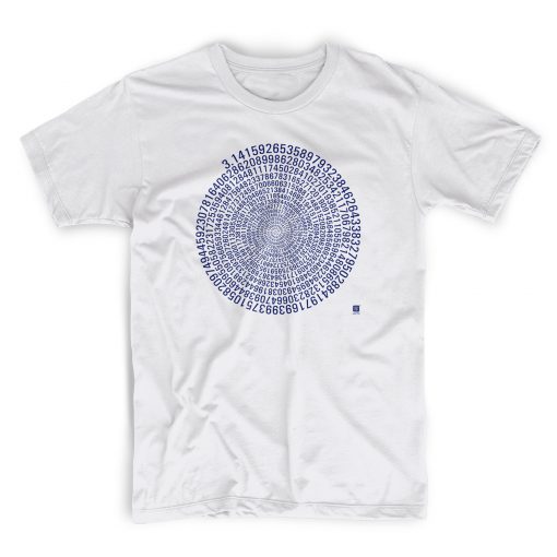 794 decimal places of Pi - white unisex T shirt