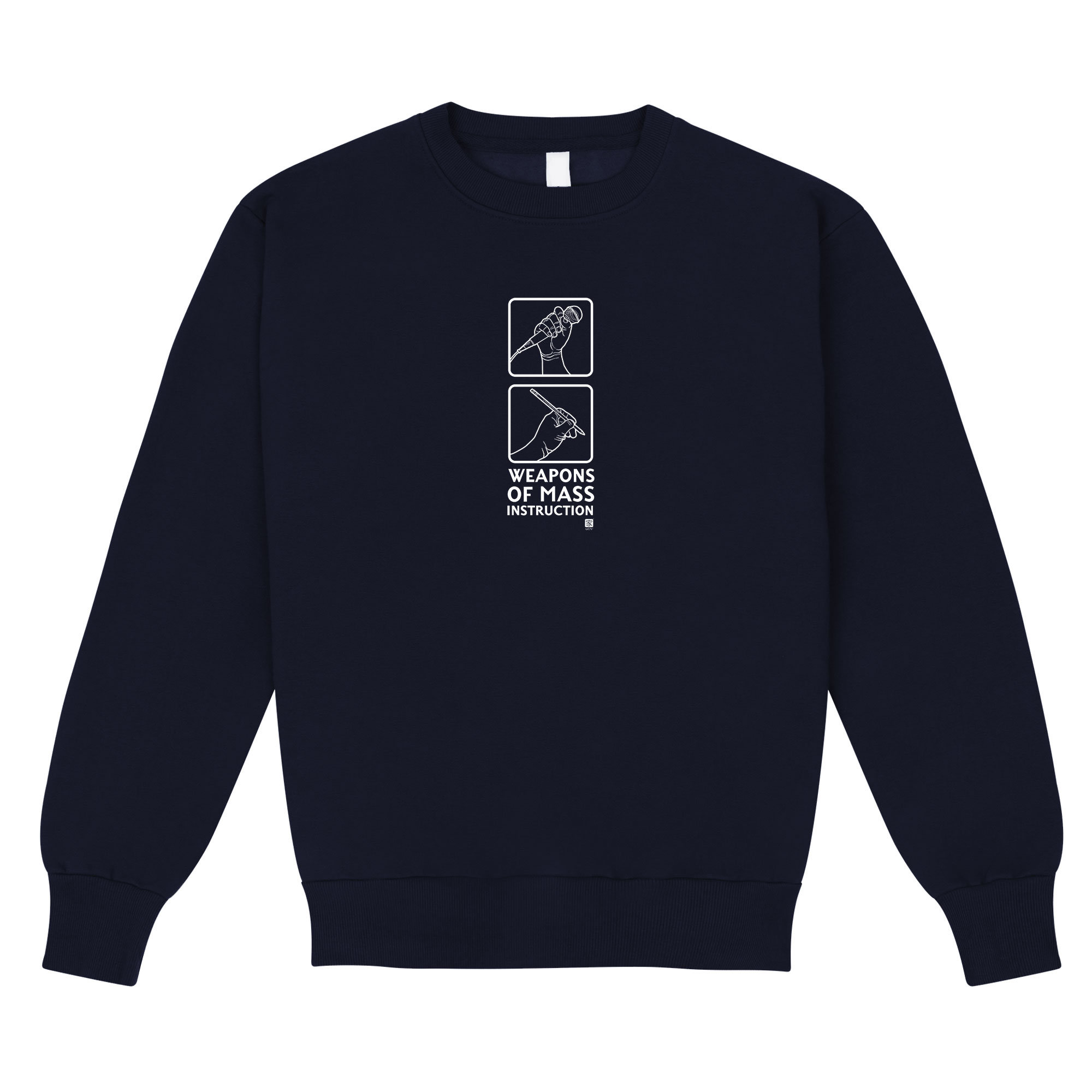 Weapons of Mass Instruction Navy Sweatshirt