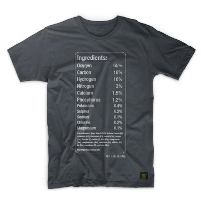Elements of the human body mens T shirt