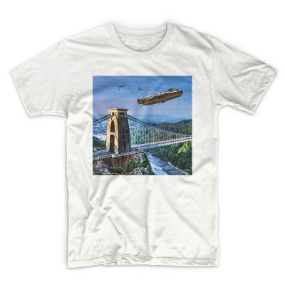 Star Wars Bristol v Millennium Falcon - colour T shirt by IX T shirts
