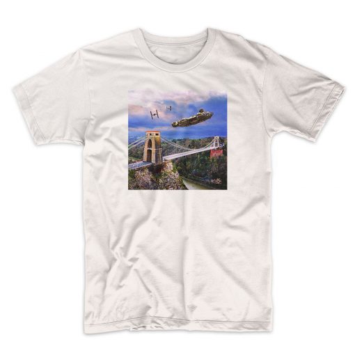 Star Wars Bristol v Millennium Falcon - colour T shirt by IX T shirts
