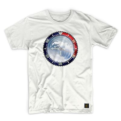 uchi horology series - SEIKO SKX Mod A T shirt - white