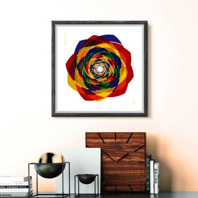 Order Out of Chaos (light) art print by uchi clothing