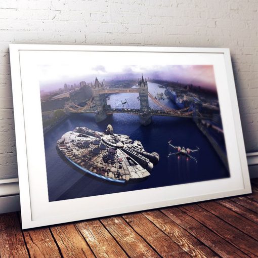 Star Wars - Tower Bridge by Number Nine - art print
