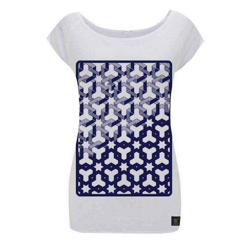 Womens T shirt - Hexagon Space