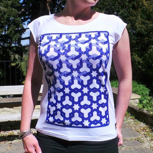 Womens T shirt - Hexagon Space