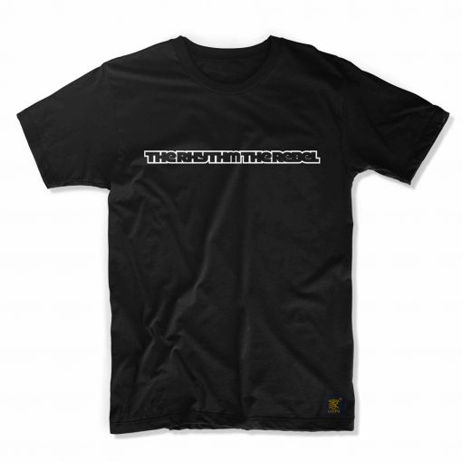 The Rhythm The Rebel - black T shirt by uchi clothing