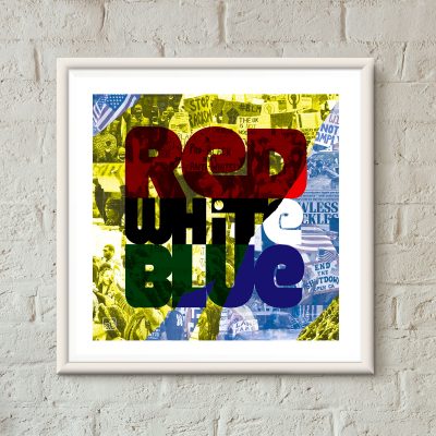 art print - Red White Blue