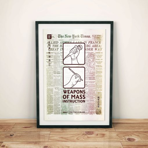 Weapons of Mass Instruction D-Day Edition - art print