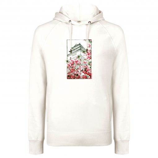 Organic cotton White hoodie