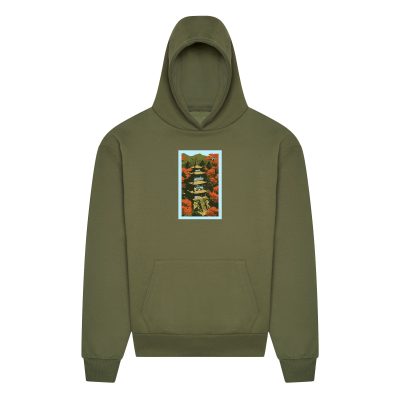 Temple on Maple Tree Mountain hoodie