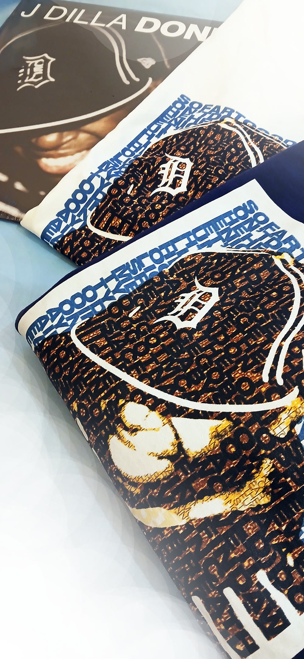 J Dilla Donuts T shirt An Afternoon of Dilla Navy Blue T shirt